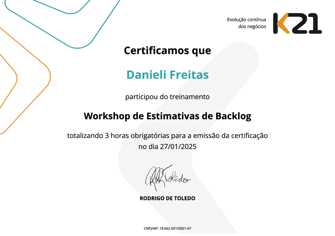 Certificado K21